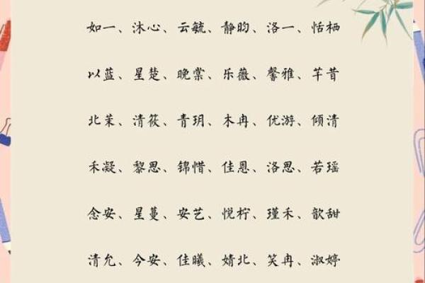 水韵悠长：适合女孩的带水字名字精选