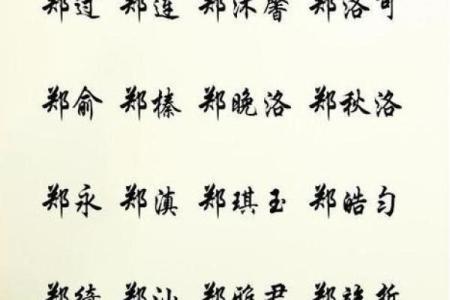 郑姓女孩名字推荐及寓意解析