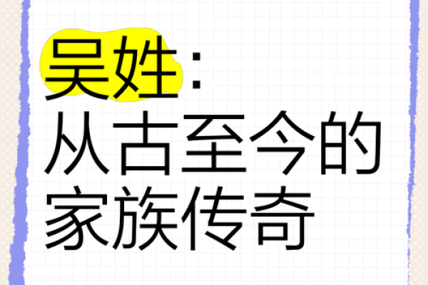 吴姓的百家姓起源及其在现代的传承