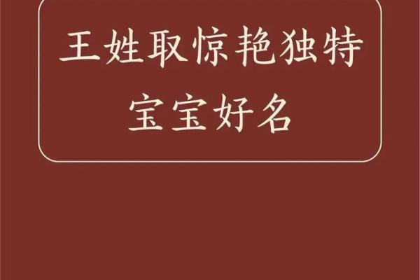 王姓男孩女孩名字大全及其寓意解析