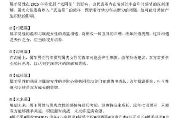 男虎女羊是否合适的爱情搭配解析