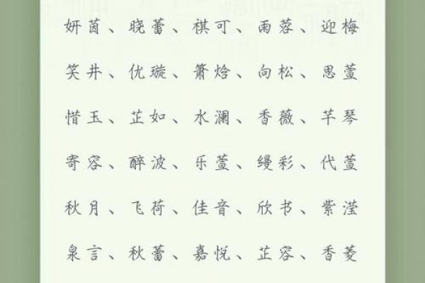 温柔与聪慧兼备的女孩名字推荐