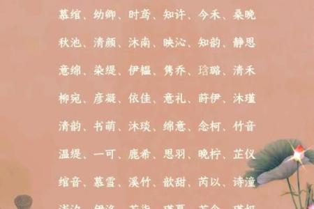 优雅与独特并存的气质女孩名字推荐