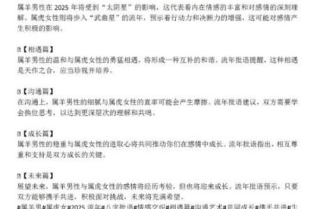男虎女羊是否合适的爱情搭配解析