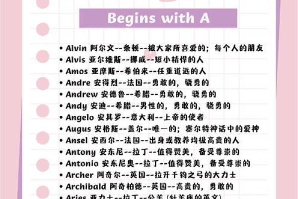 最浪漫的英文情侣名字搭配