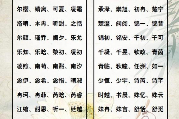 五行命理与起名技巧解析