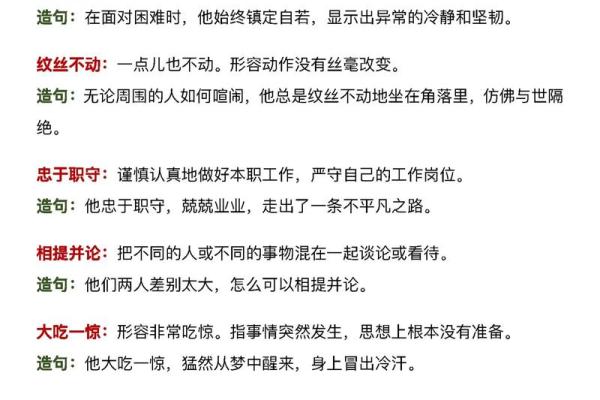 四字成语背后的智慧与寓意解析