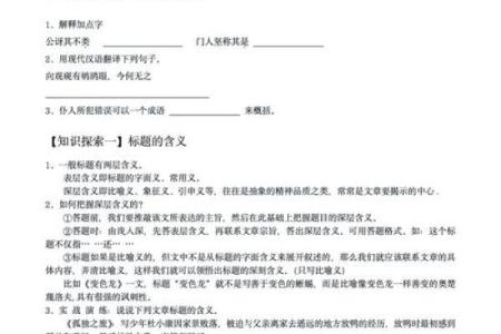 探索文学作品标题的魅力与深意