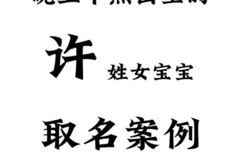 许姓女孩取名建议，既美丽又有深意