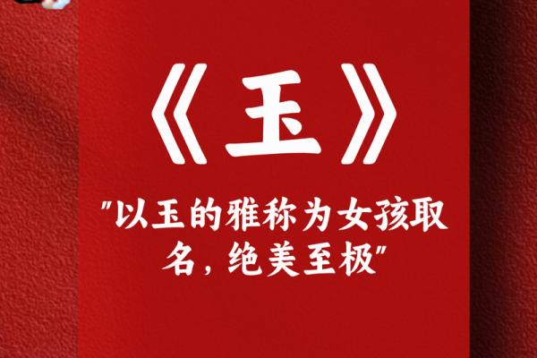 玉字名字的独特魅力与寓意解析