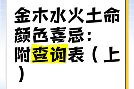 金木命如何影响个人性格与运势