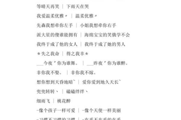 最受欢迎的QQ情侣名字创意推荐