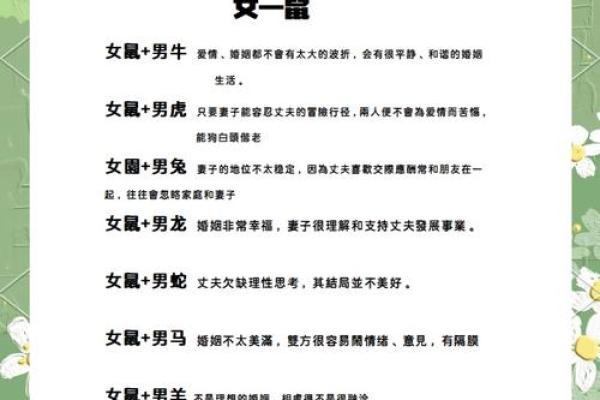 属鼠男与属鸡女的婚姻匹配度分析