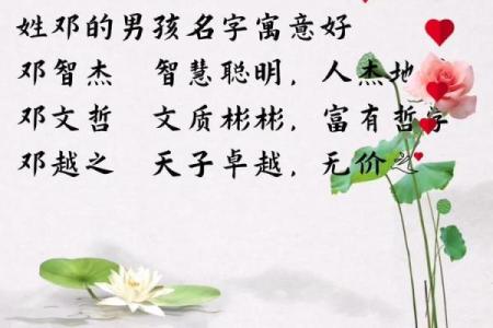 如何为邓姓孩子选择独特又有意义的名字