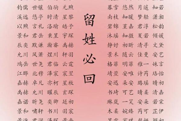 如何为宝宝起个四个字的好听名字