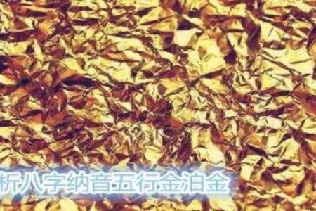 金泊金命的命理分析与性格特点解析