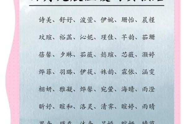 让人心动的软妹名字大全
