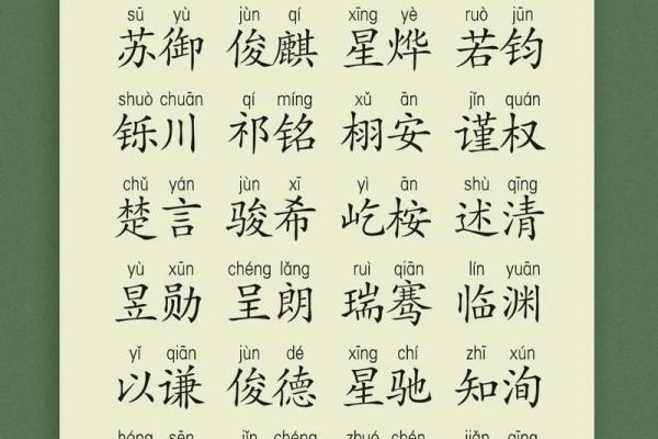 苏姓男孩如何起个有文化底蕴的名字