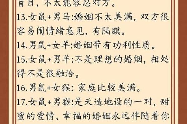 解析男鼠与女兔的婚姻相配指数 解析男鼠与女兔的婚姻相配指数